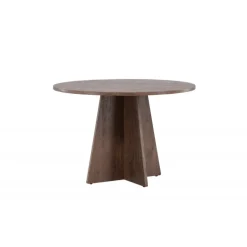 Bootcut Rundt spisebord Ø110 cm - Mocca