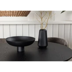 Bootcut Rundt Spisebordssæt - Beige og Sort