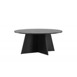 Bootcut Sofabord Ø100 - Sort