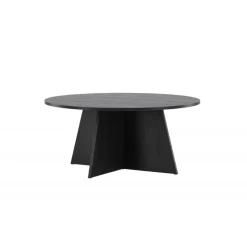 Bootcut Sofabord Ø100 - Sort