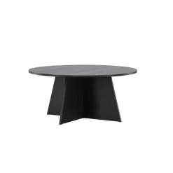 Bootcut Sofabord Ø100 - Sort