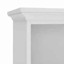 Bordeaux bogreol - Hvid