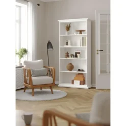 Bordeaux bogreol - Hvid