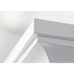 Bordeaux garderobeskab 96cm 2 låger - Hvid