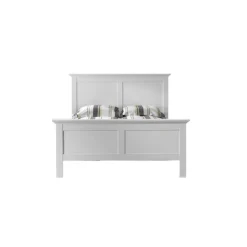 Bordeaux sengeramme 140x200 - Hvid