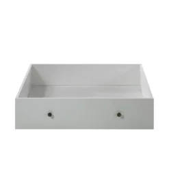 Bordeaux sengeskuffe m. hjul - Hvid