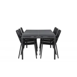 Borneo e Loungesæt - Havemøbelsæt - Sort