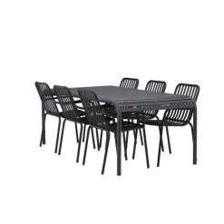 Borneo e Loungesæt - Havemøbelsæt - Sort