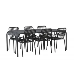 Borneo e Loungesæt - Havemøbelsæt - Sort