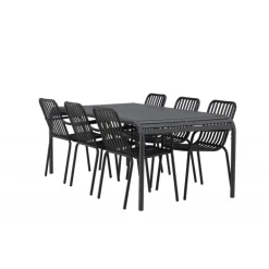 Borneo e Loungesæt - Havemøbelsæt - Sort