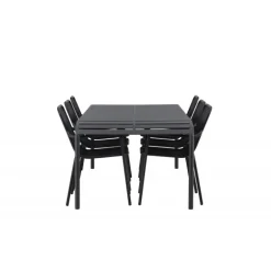 Borneo e Loungesæt - Havemøbelsæt - Sort