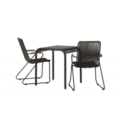 Borneo Loungesæt - Havemøbelsæt - Sort