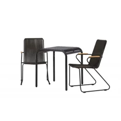 Borneo Loungesæt - Havemøbelsæt - Sort