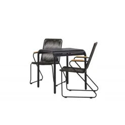 Borneo Loungesæt - Havemøbelsæt - Sort