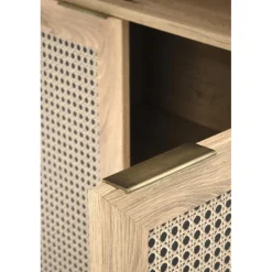 BORNEO REG-1 reol, artisan eg / Sort