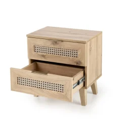 BORNEO SN-1 natbord, artisan eg / Sort