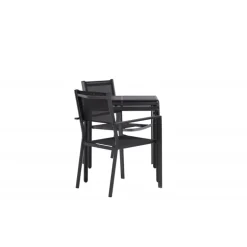 Borneo t Loungesæt - Havemøbelsæt - Sort