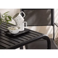 Borneo t Loungesæt - Havemøbelsæt - Sort