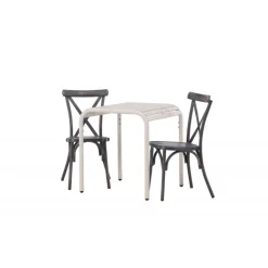 Borneo t Loungesæt - Havemøbelsæt - Beige,Mørkegrå