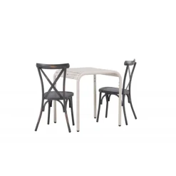 Borneo t Loungesæt - Havemøbelsæt - Beige,Mørkegrå