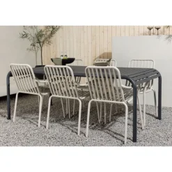 Borneo t Loungesæt - Havemøbelsæt - Beige,Sort