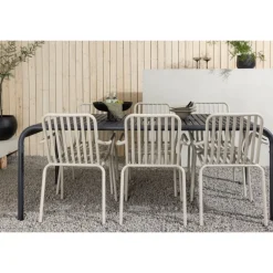 Borneo t Loungesæt - Havemøbelsæt - Beige,Sort