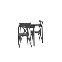 Borneo t Loungesæt - Havemøbelsæt - Sort,Mørkegrå