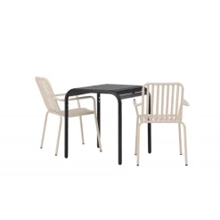 Borneo t Loungesæt - Havemøbelsæt - Beige,Sort