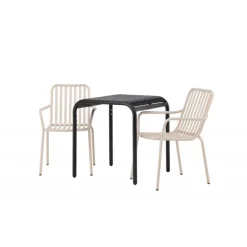 Borneo t Loungesæt - Havemøbelsæt - Beige,Sort