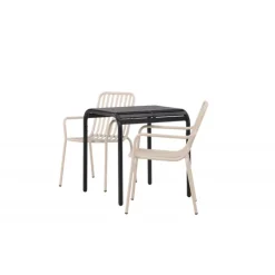 Borneo t Loungesæt - Havemøbelsæt - Beige,Sort