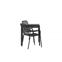 Borneo t Loungesæt - Havemøbelsæt - Sort