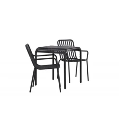 Borneo t Loungesæt - Havemøbelsæt - Sort