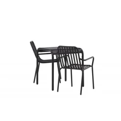 Borneo t Loungesæt - Havemøbelsæt - Sort