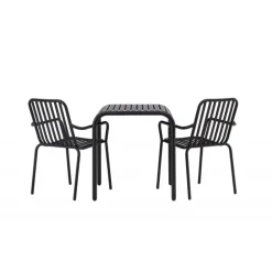 Borneo t Loungesæt - Havemøbelsæt - Sort