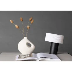 Branas Bordlampe - Sort og Hvid