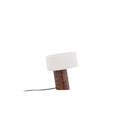 Branas Bordlampe - Valnød og Hvid