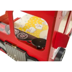 Brandbil - dobbelt køjeseng - 90x190 cm med 2 madrasser