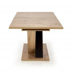 BRANDON Spisebord med udtræk, wotan eg / Sort