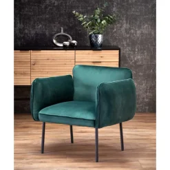 BRASIL fritidslænestol Mørkegrøn/Sort