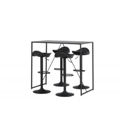 Brea Spisebordssæt - Sort