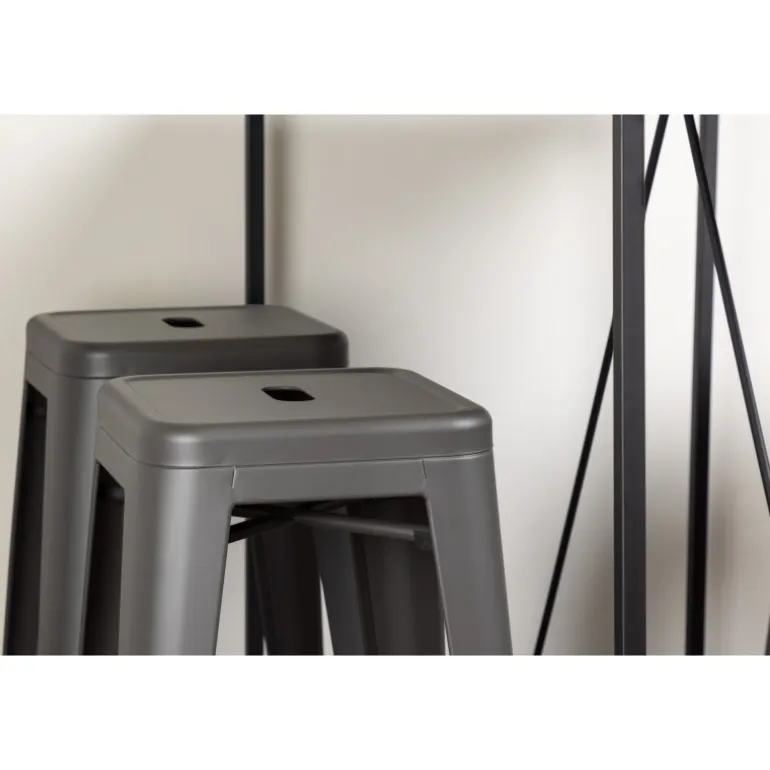 Brea Spisebordssæt - Sort og Mørkegrå