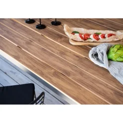 Break Havebord 205 x 90 cm - Sort,Natur