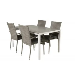 Break Loungesæt - Havemøbelsæt - Grå,Hvid