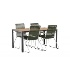 Break Loungesæt - Havemøbelsæt - Grøn,Natur