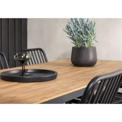 Break Loungesæt - Havemøbelsæt - Sort,Natur