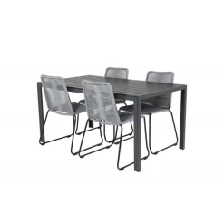 Break Loungesæt - Havemøbelsæt - Sort,Grå