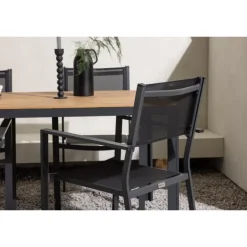 Break Loungesæt - Havemøbelsæt - Sort,Natur