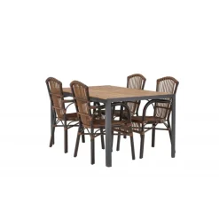 Break Loungesæt - Havemøbelsæt - Brun,Natur