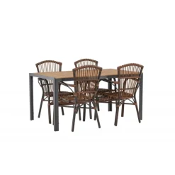 Break Loungesæt - Havemøbelsæt - Brun,Natur