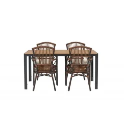 Break Loungesæt - Havemøbelsæt - Brun,Natur